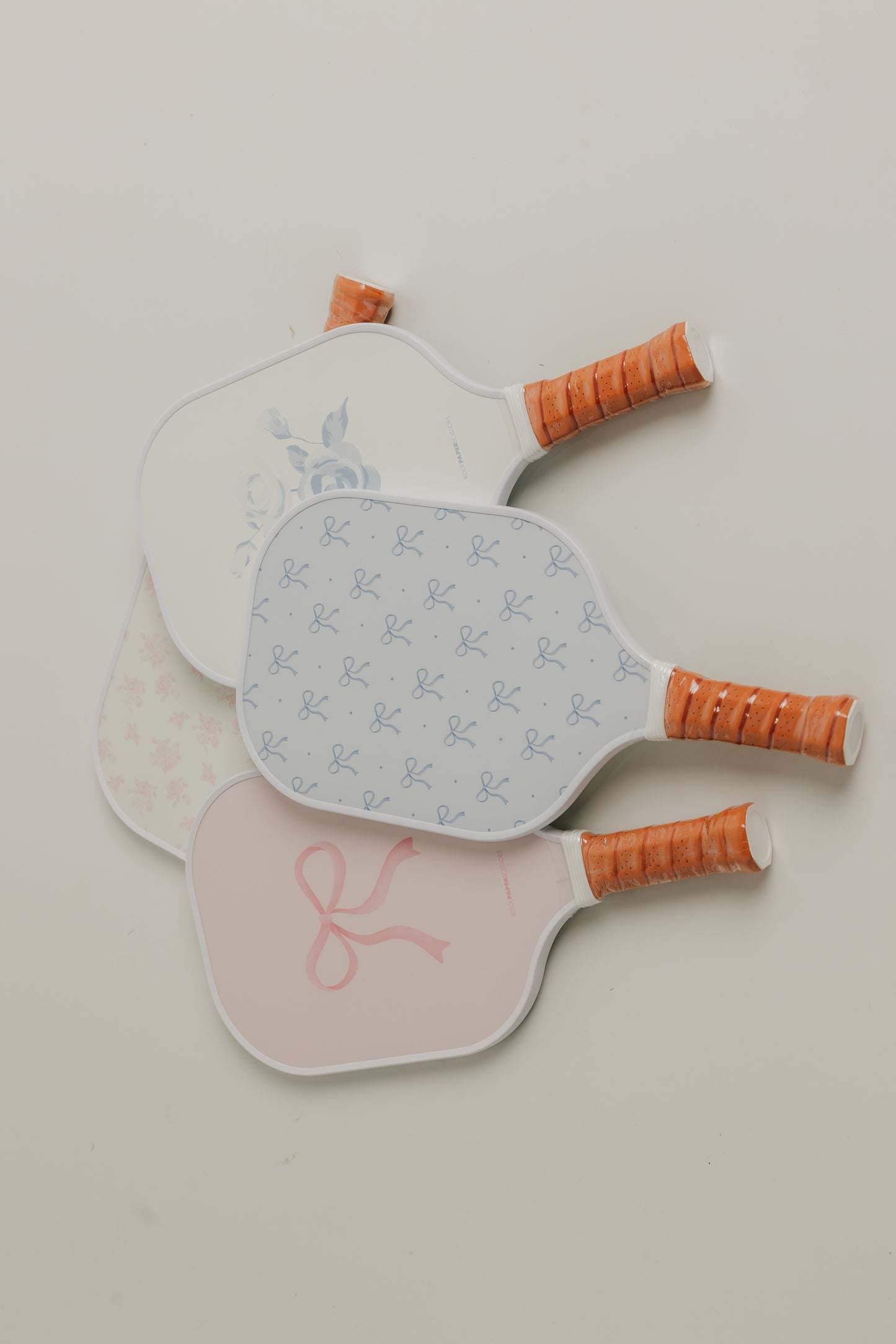 Bow & Floral Pickleball Paddle Sets