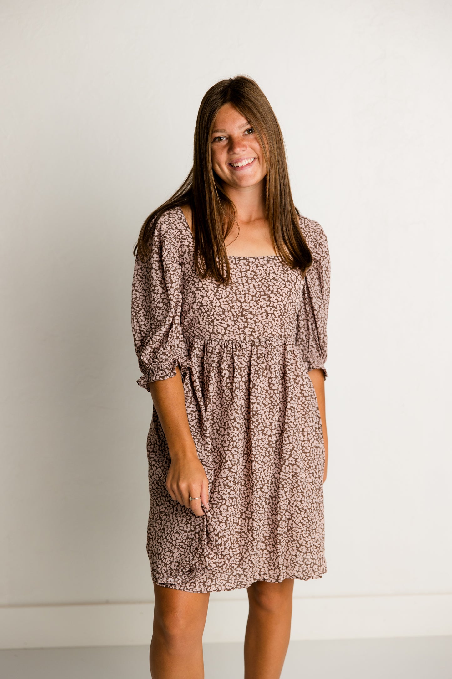 Animal Print Mini Dress