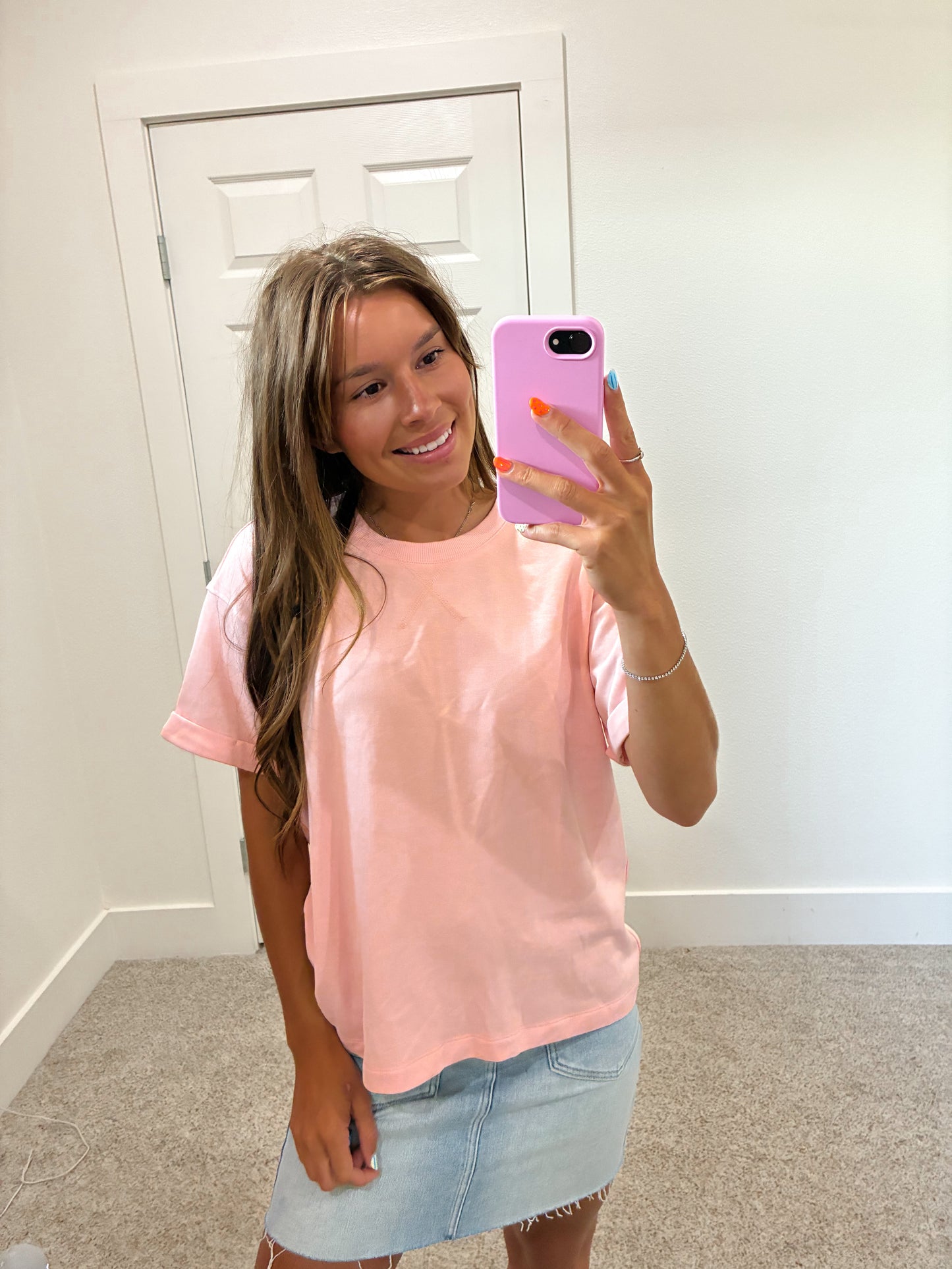 French Terry Top In Ballet