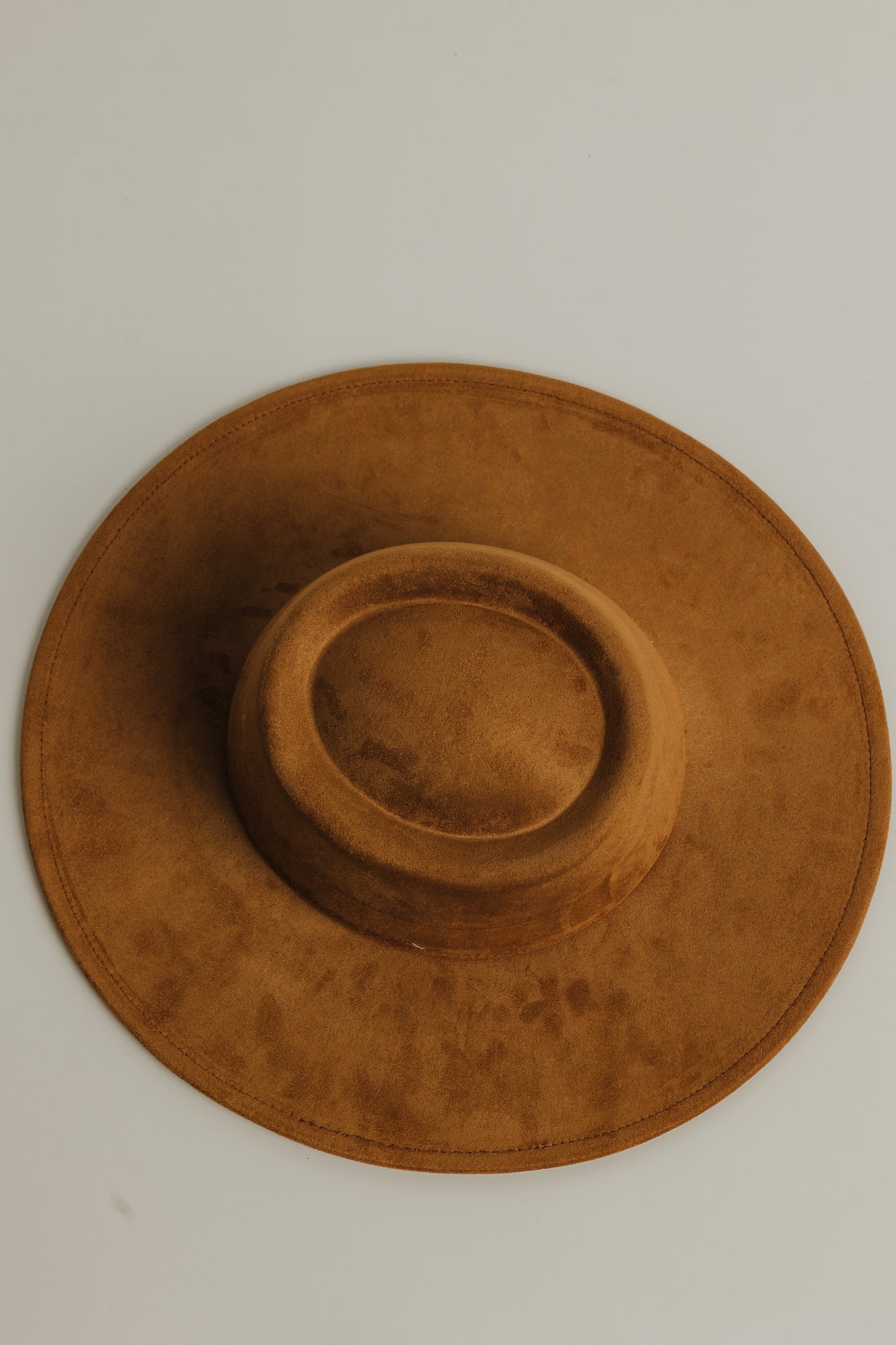 Suede Wide Brim Hat