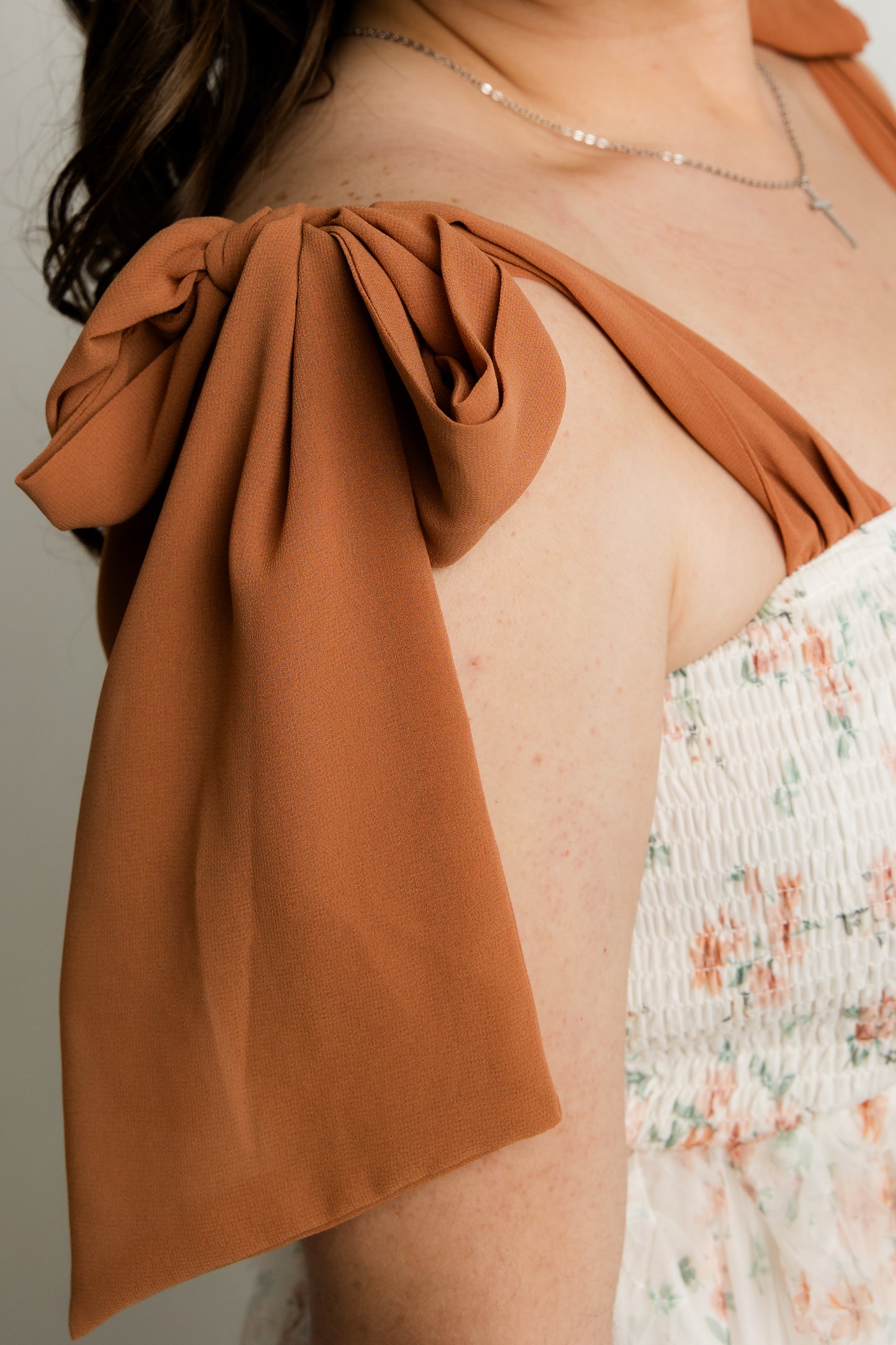Amber Glow Maxi Dress