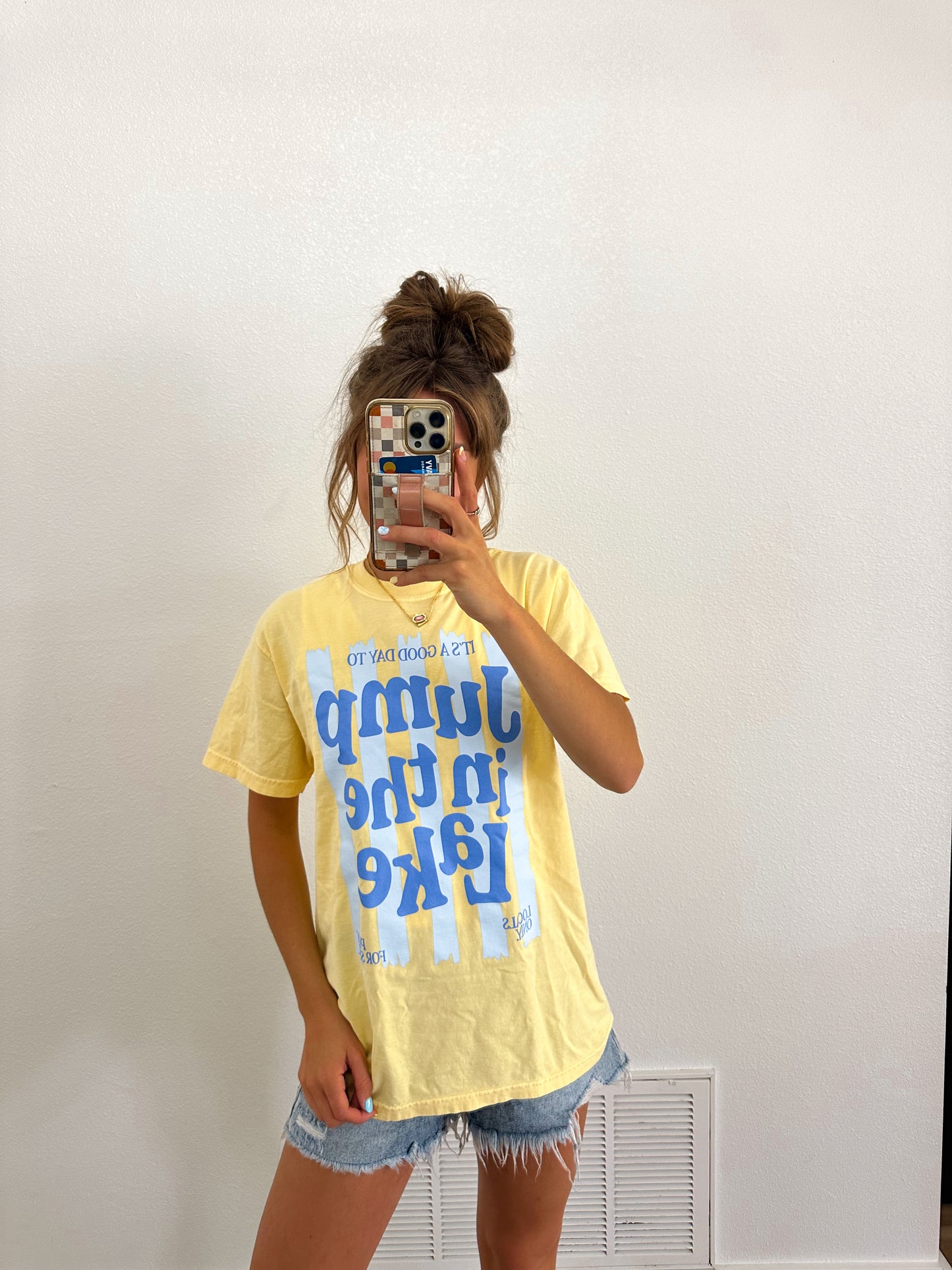 Jump in the Lake Graphic Tee (100% COTTON)