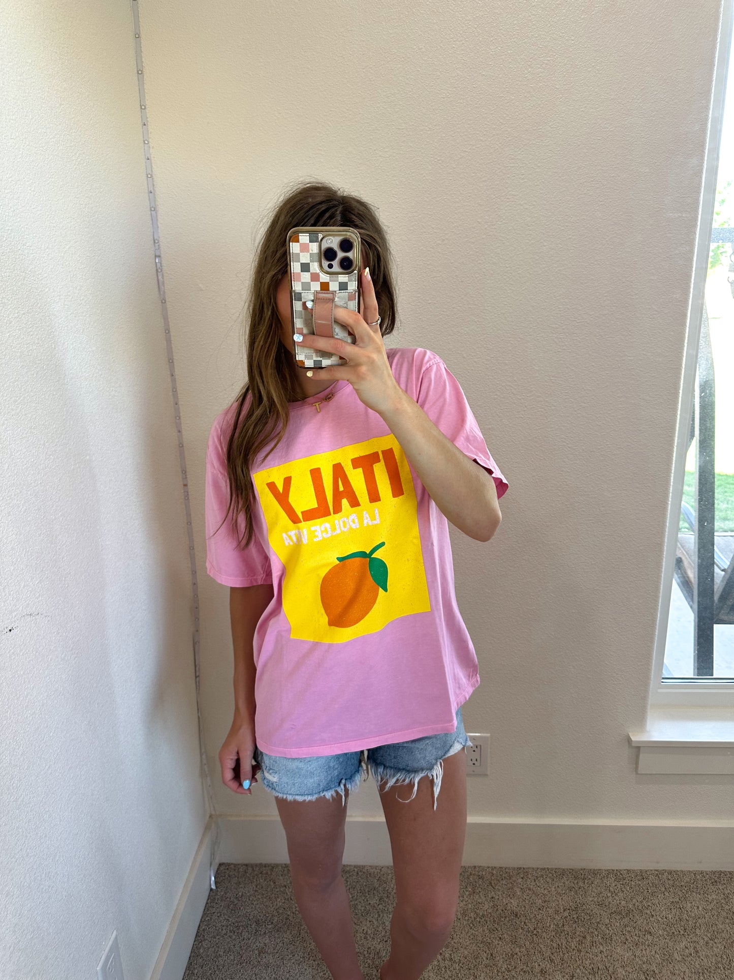 Italy graphic tee (100% COTTON)
