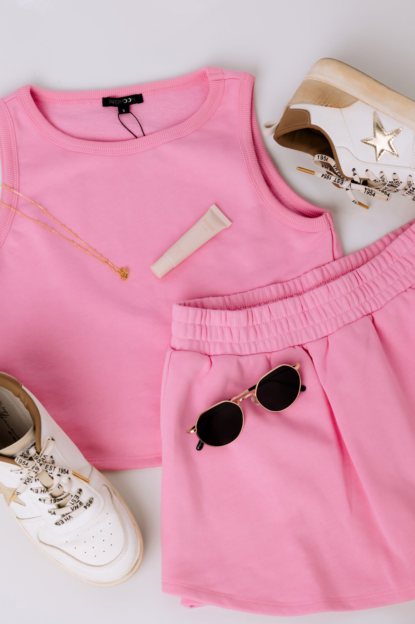 Tank & Skort Set in Pink