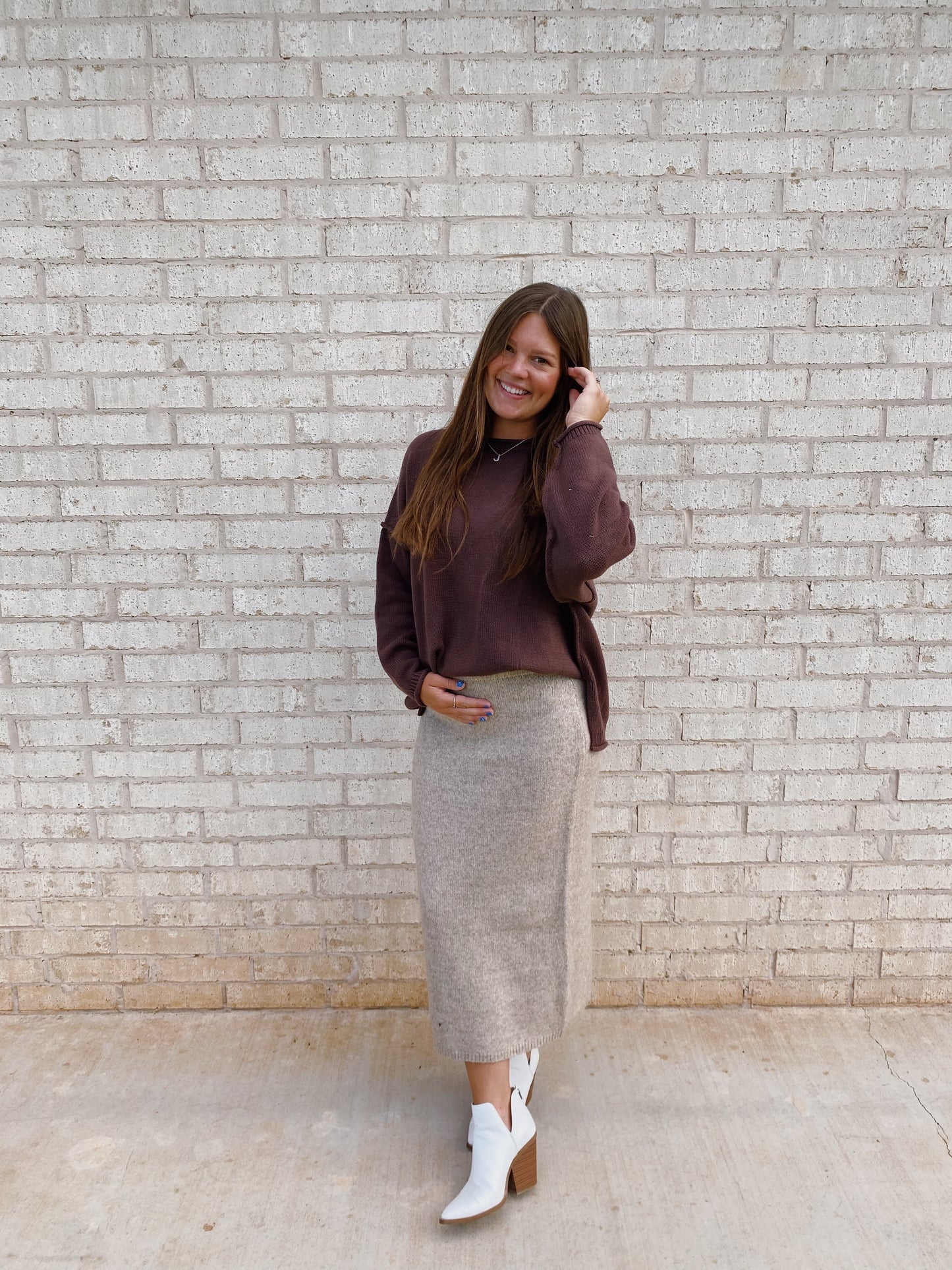 Mocha Sweater Skirt
