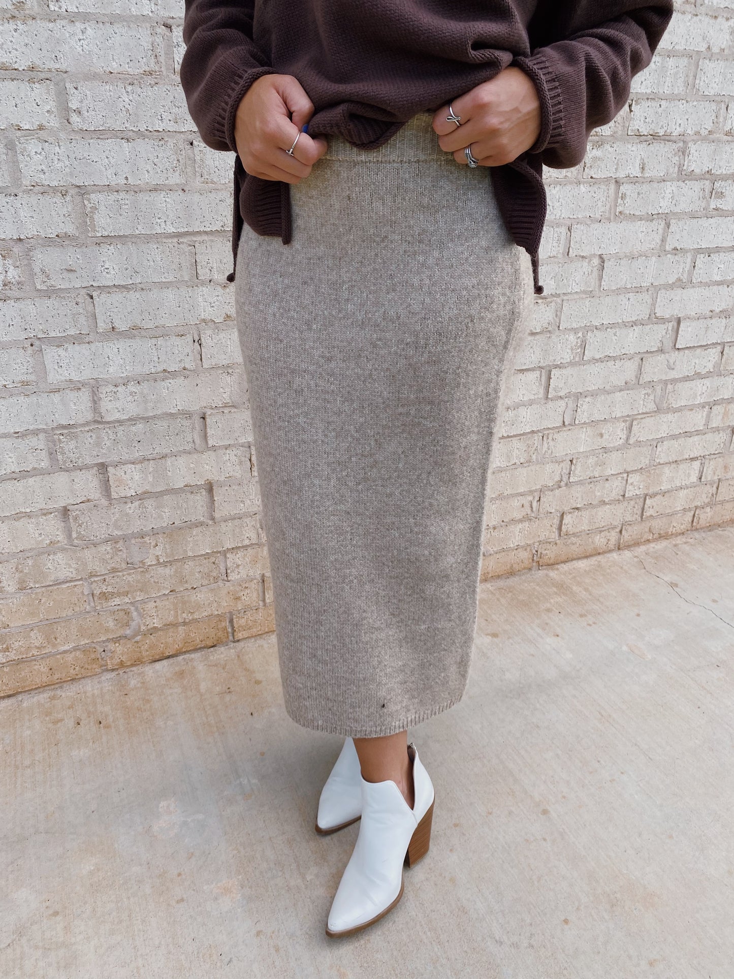 Mocha Sweater Skirt