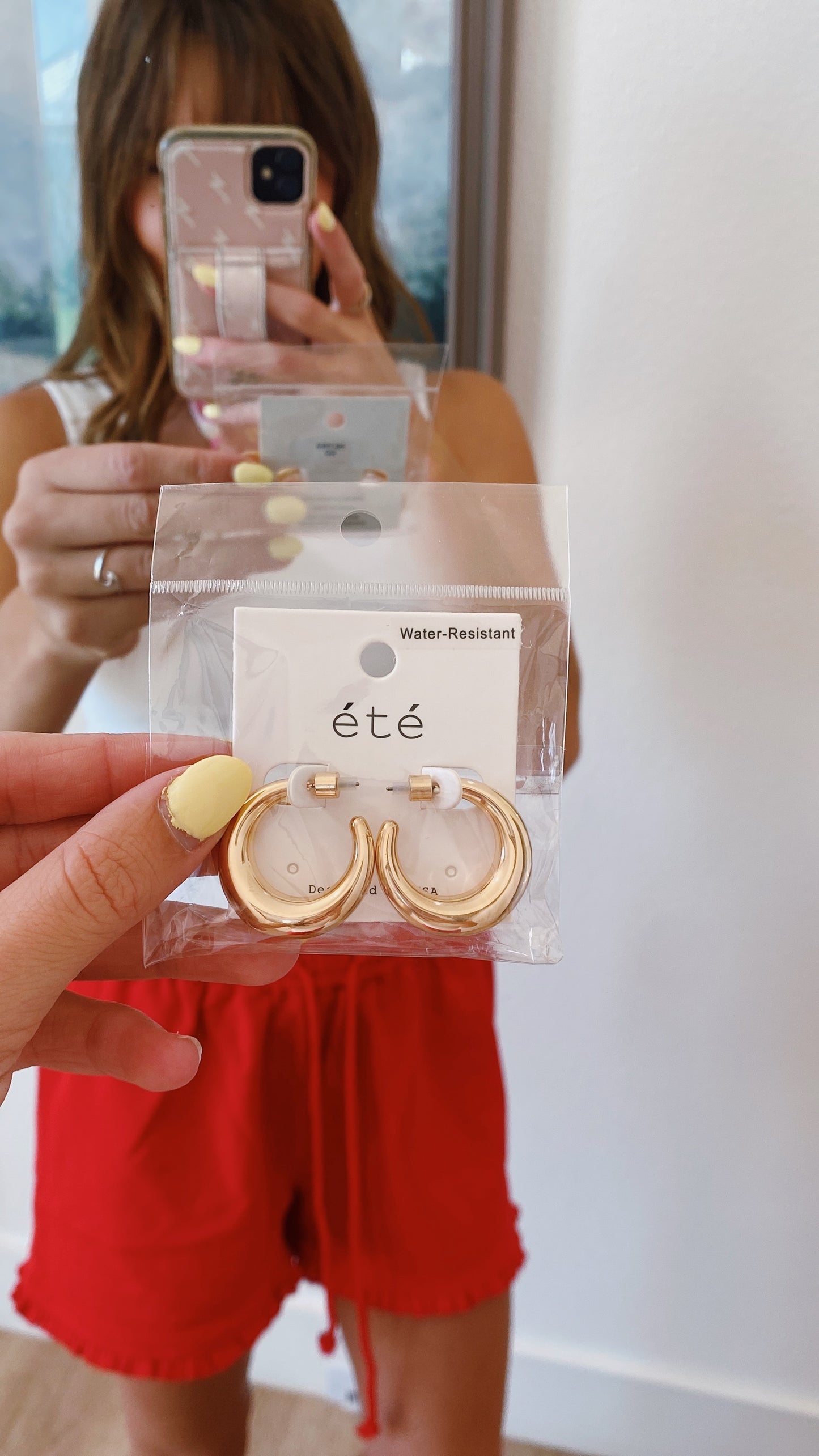 Thick Hoop Earrings