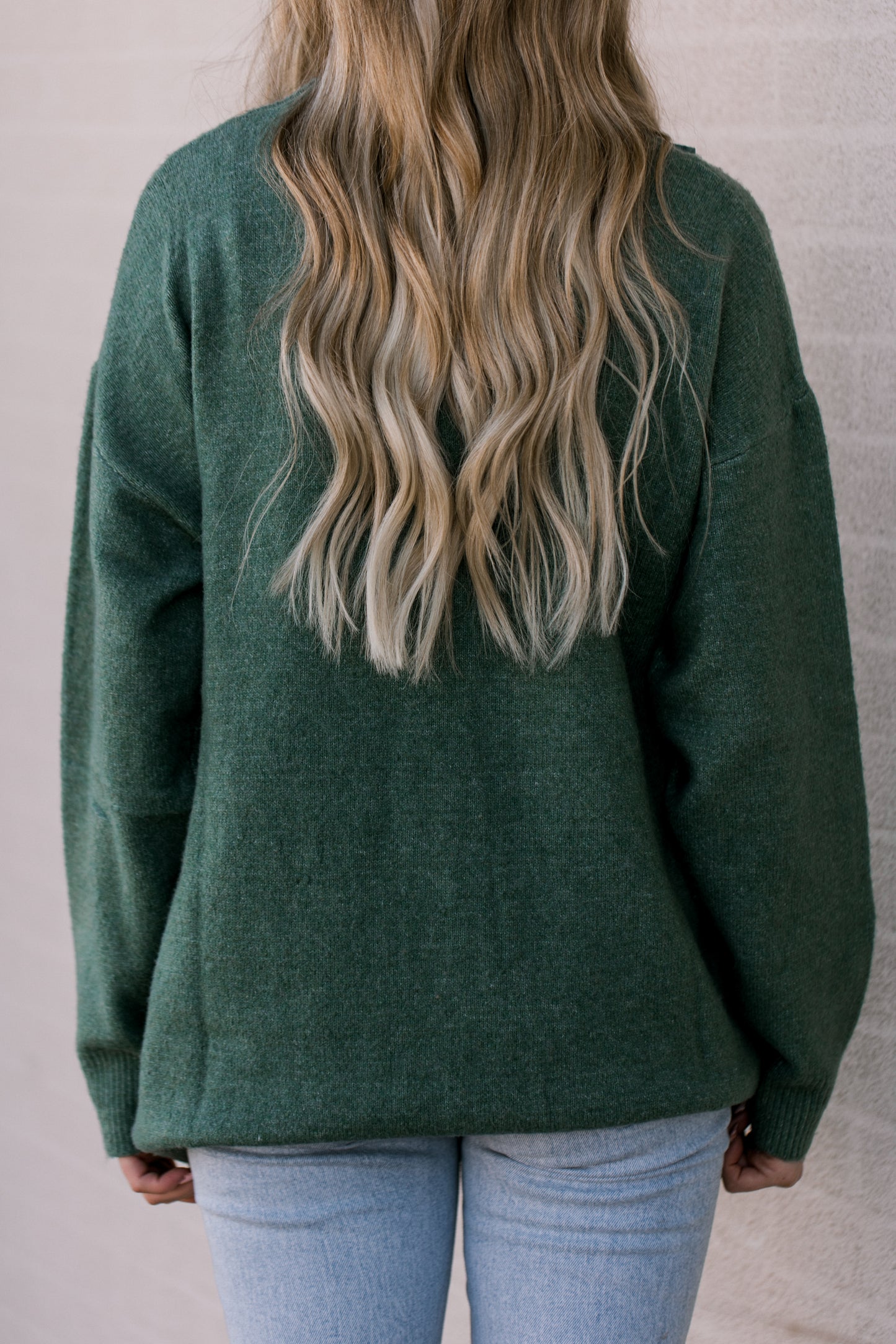 Brushed Soft Sweater in T. Green