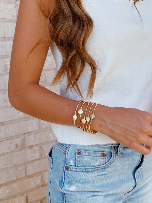 Shell Bracelet Stack