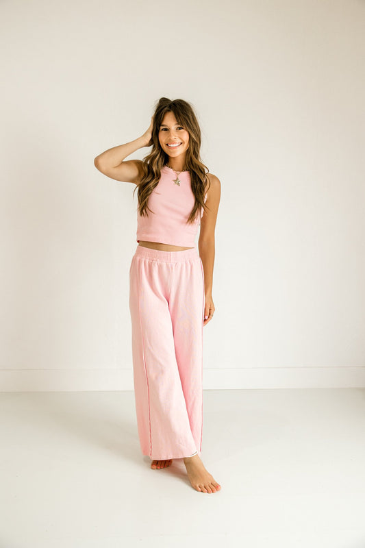Pink Palazzo Set