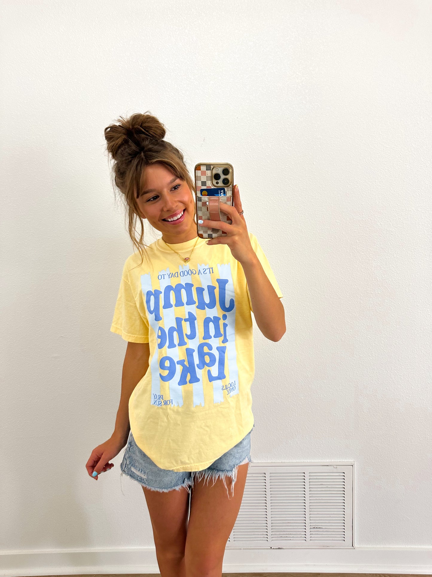 Jump in the Lake Graphic Tee (100% COTTON)