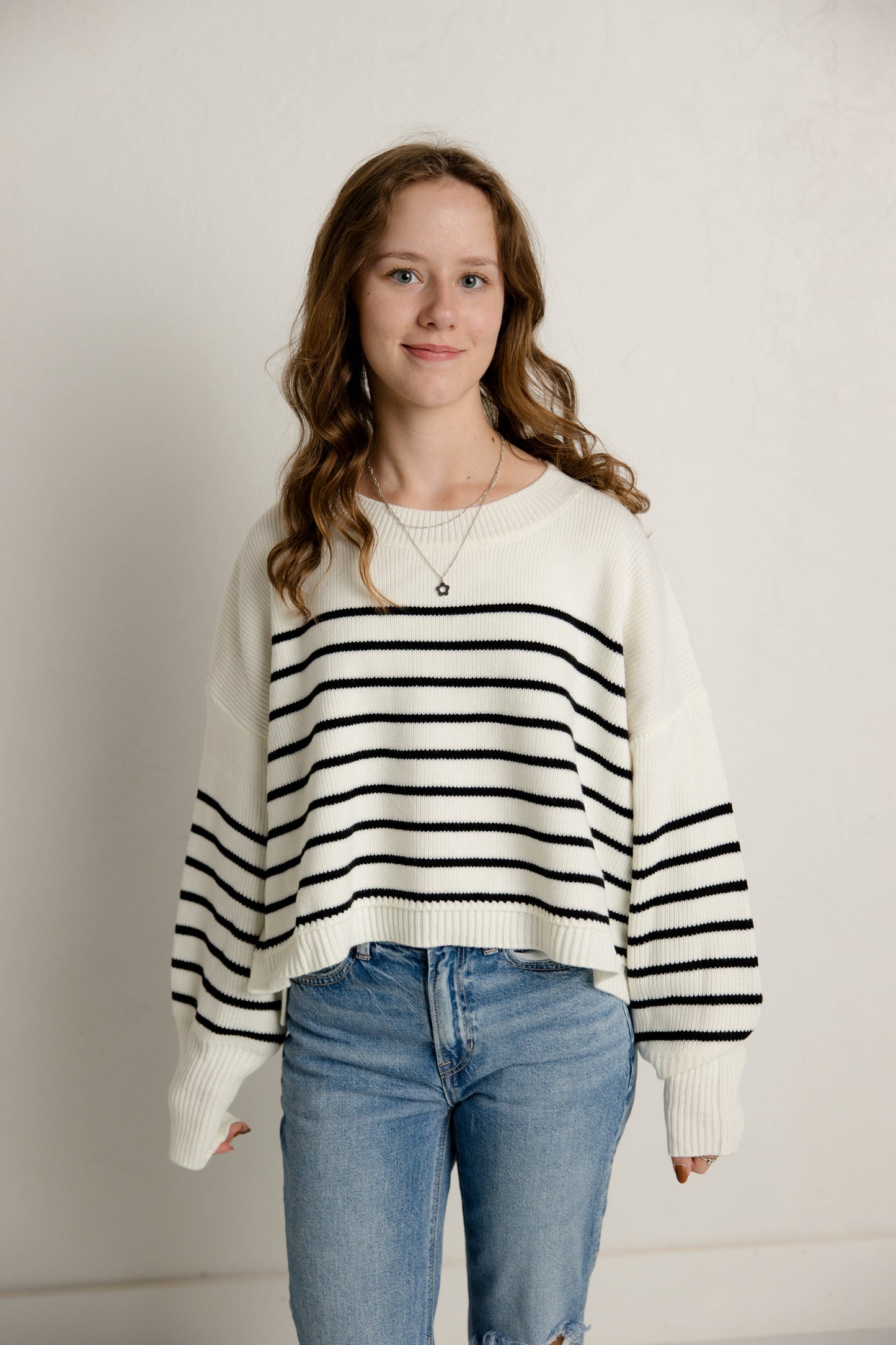 Striped Pullover Sweater