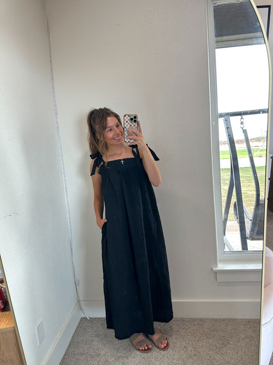 Black Midi Dress