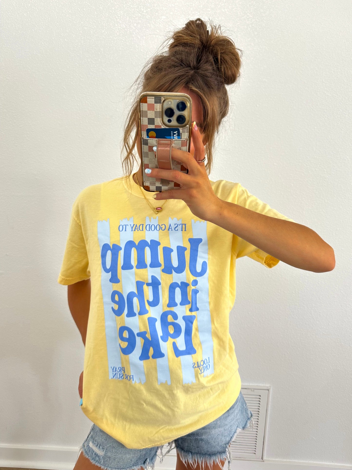 Jump in the Lake Graphic Tee (100% COTTON)