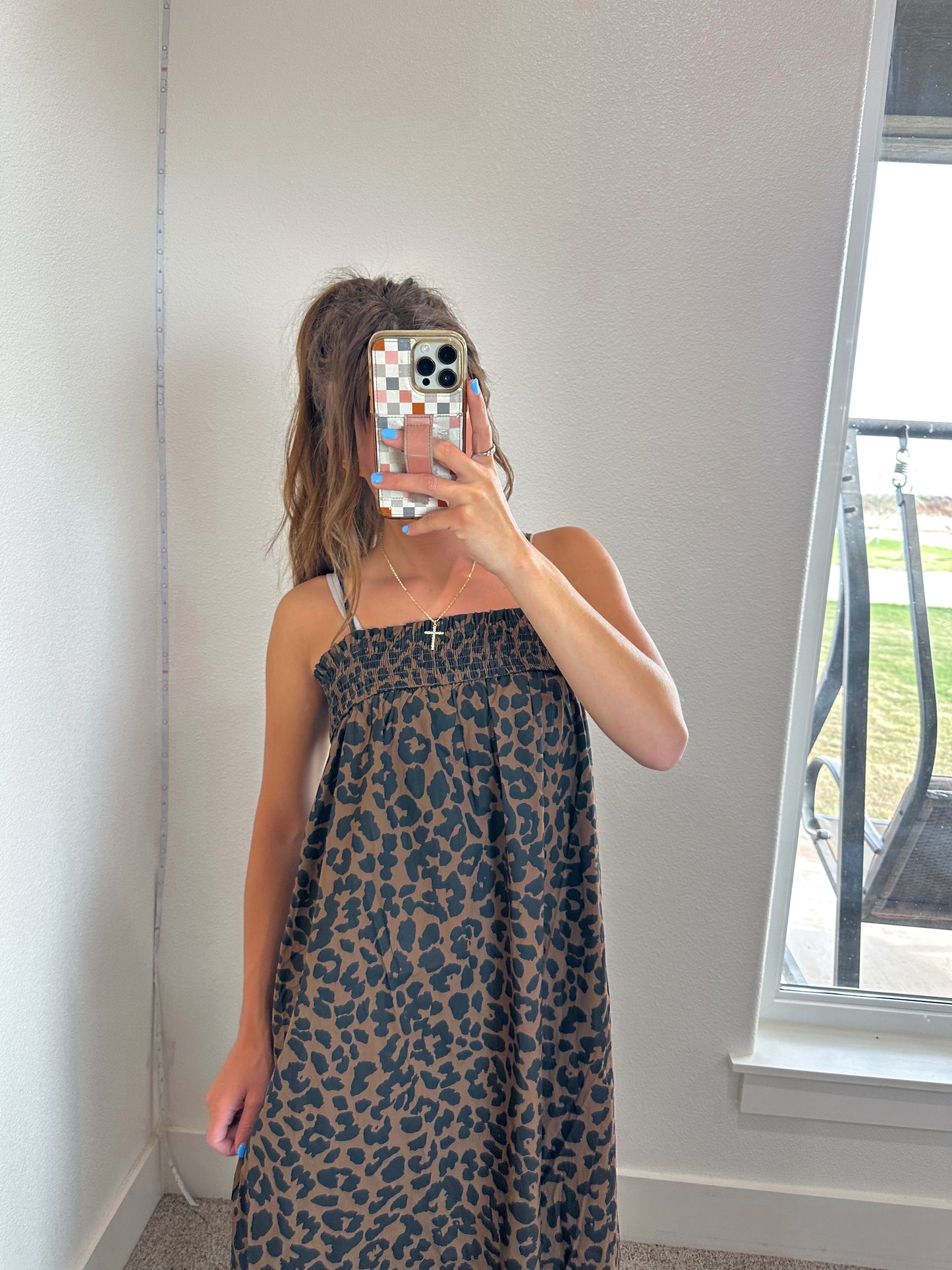 Leopard Sleeveless Maxi (100% COTTON)