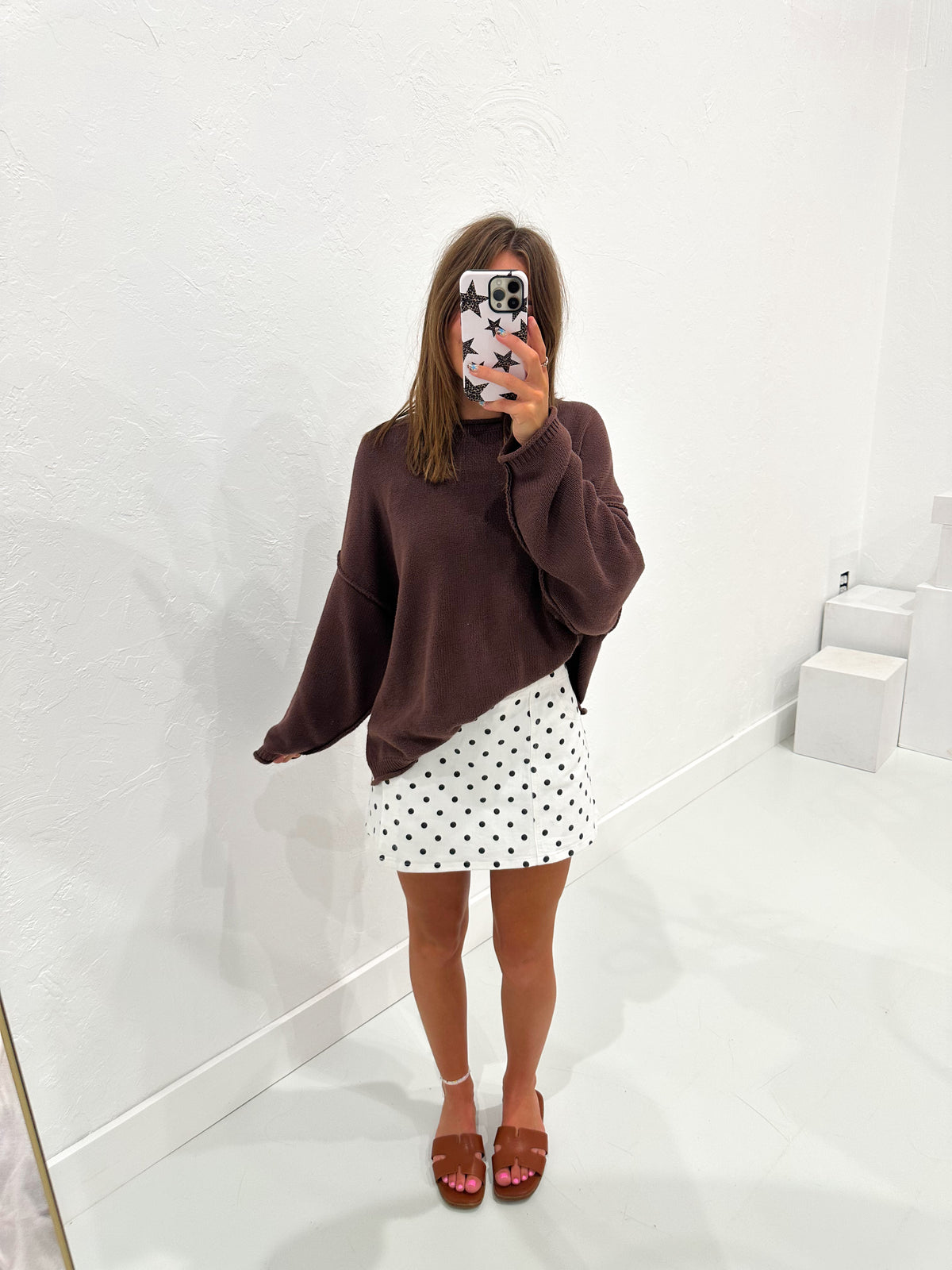 Chocolate Brown Oversized Sweater