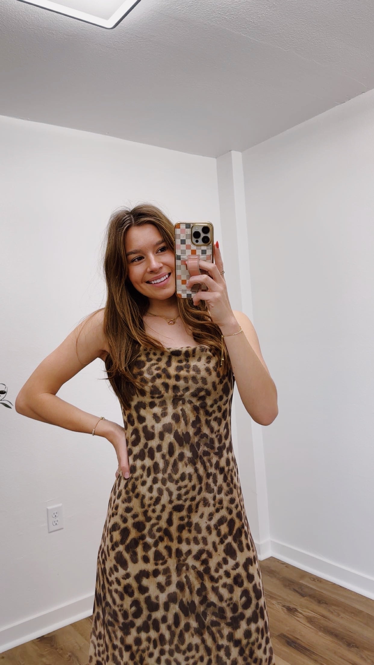 Leopard Print Maxi Dress