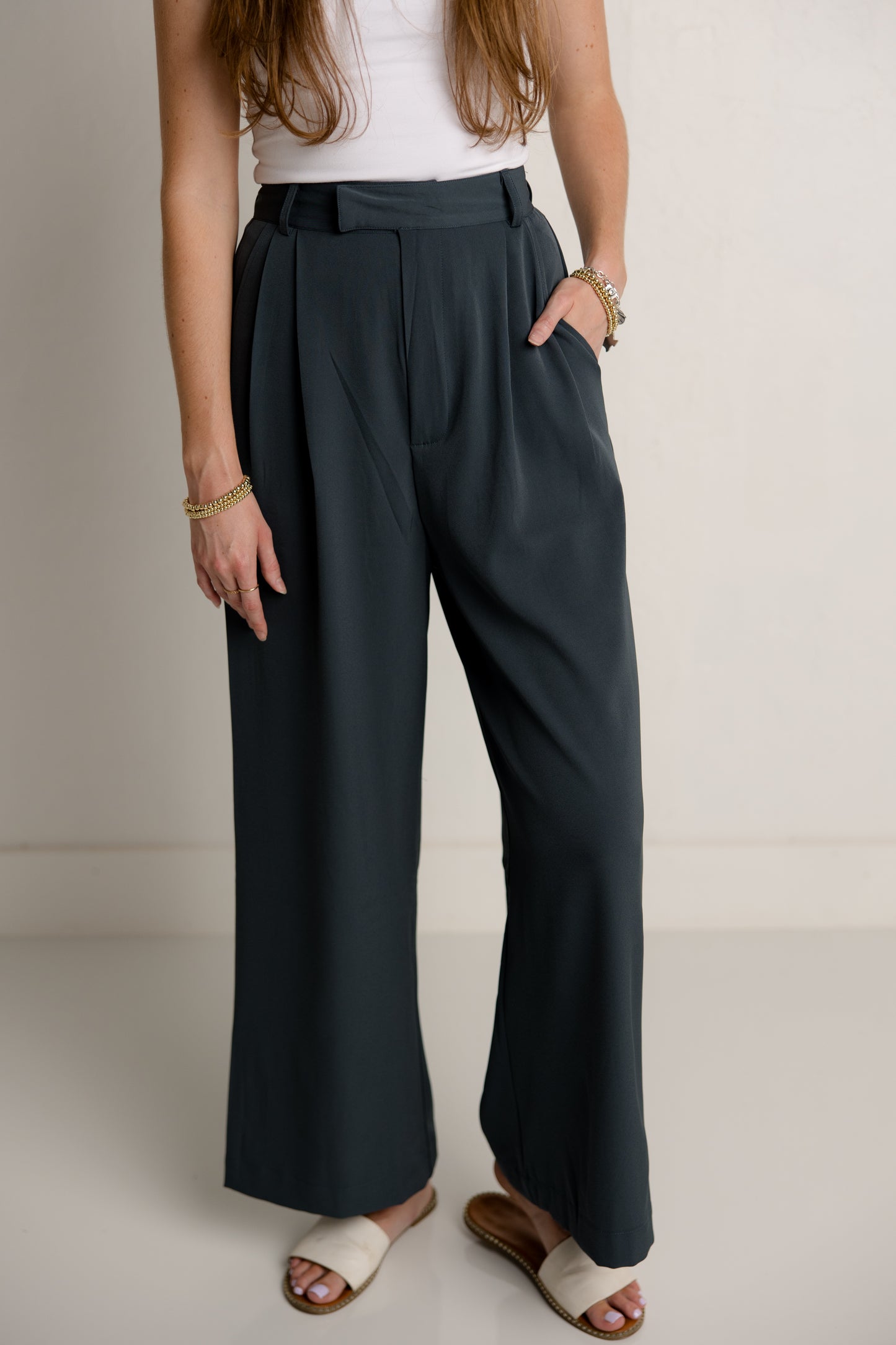 Deep Teal Dress Pants