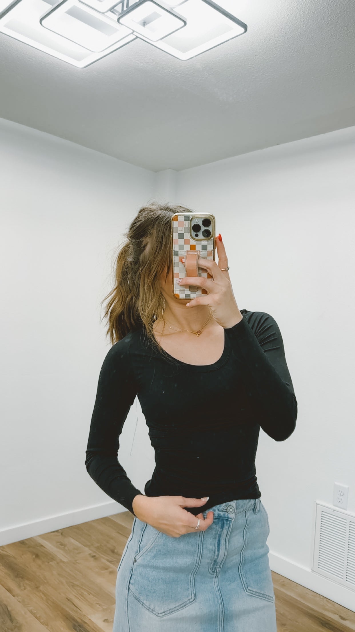 Black Long Sleeve Top