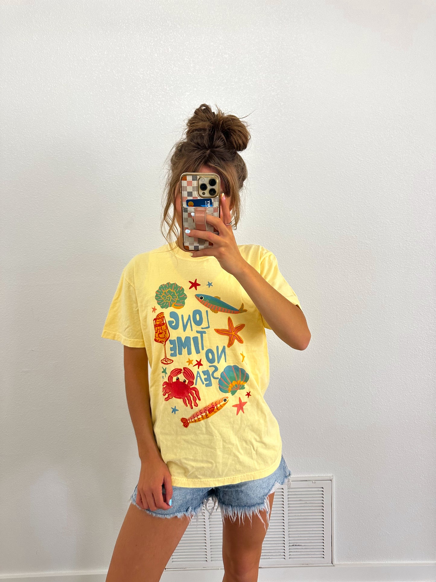 Long Time No Sea Graphic Tee (100% COTTON)