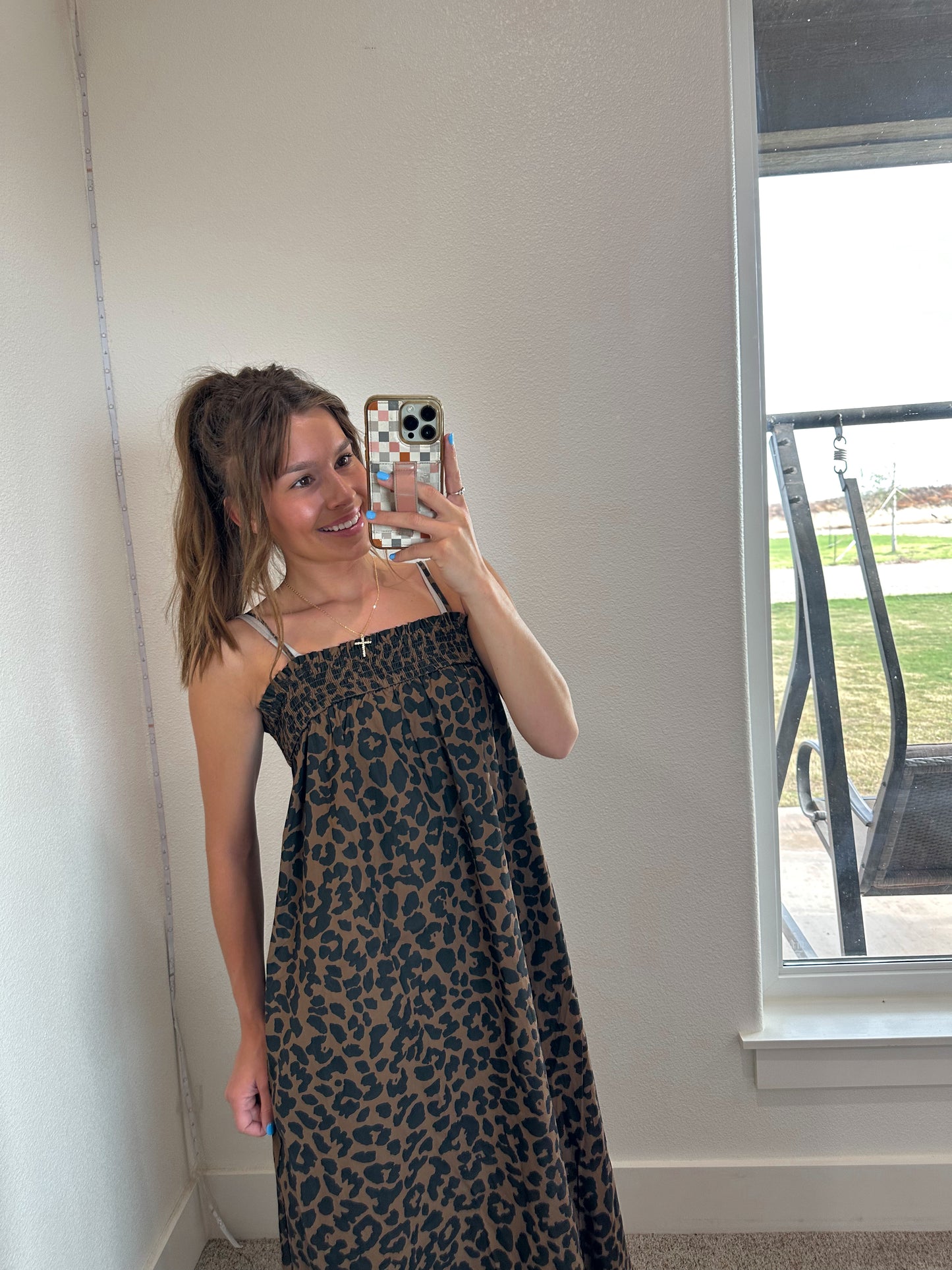 Leopard Sleeveless Maxi (100% COTTON)