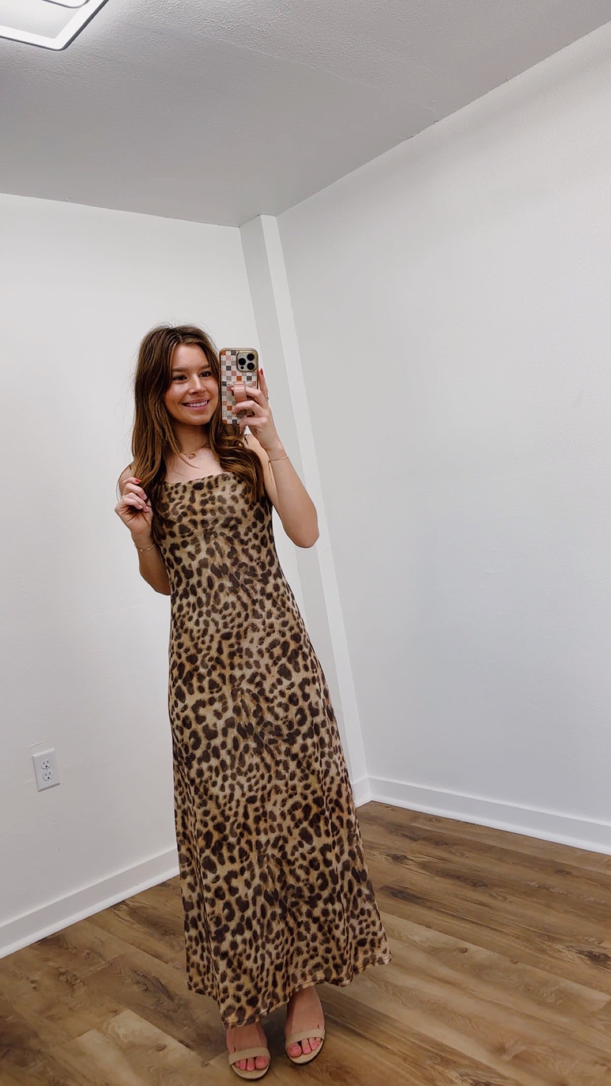 Leopard Print Maxi Dress