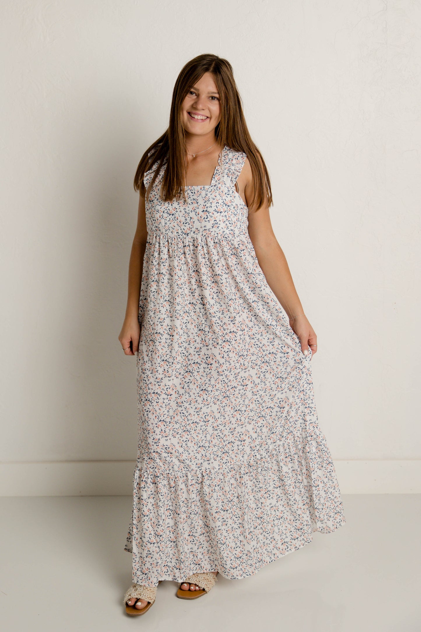 Floral Tie Back Maxi