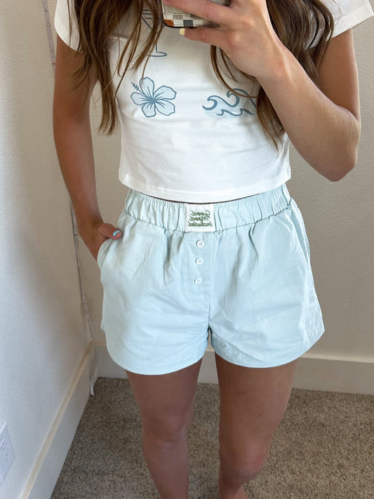 Mint Boxer Shorts (100% COTTON)
