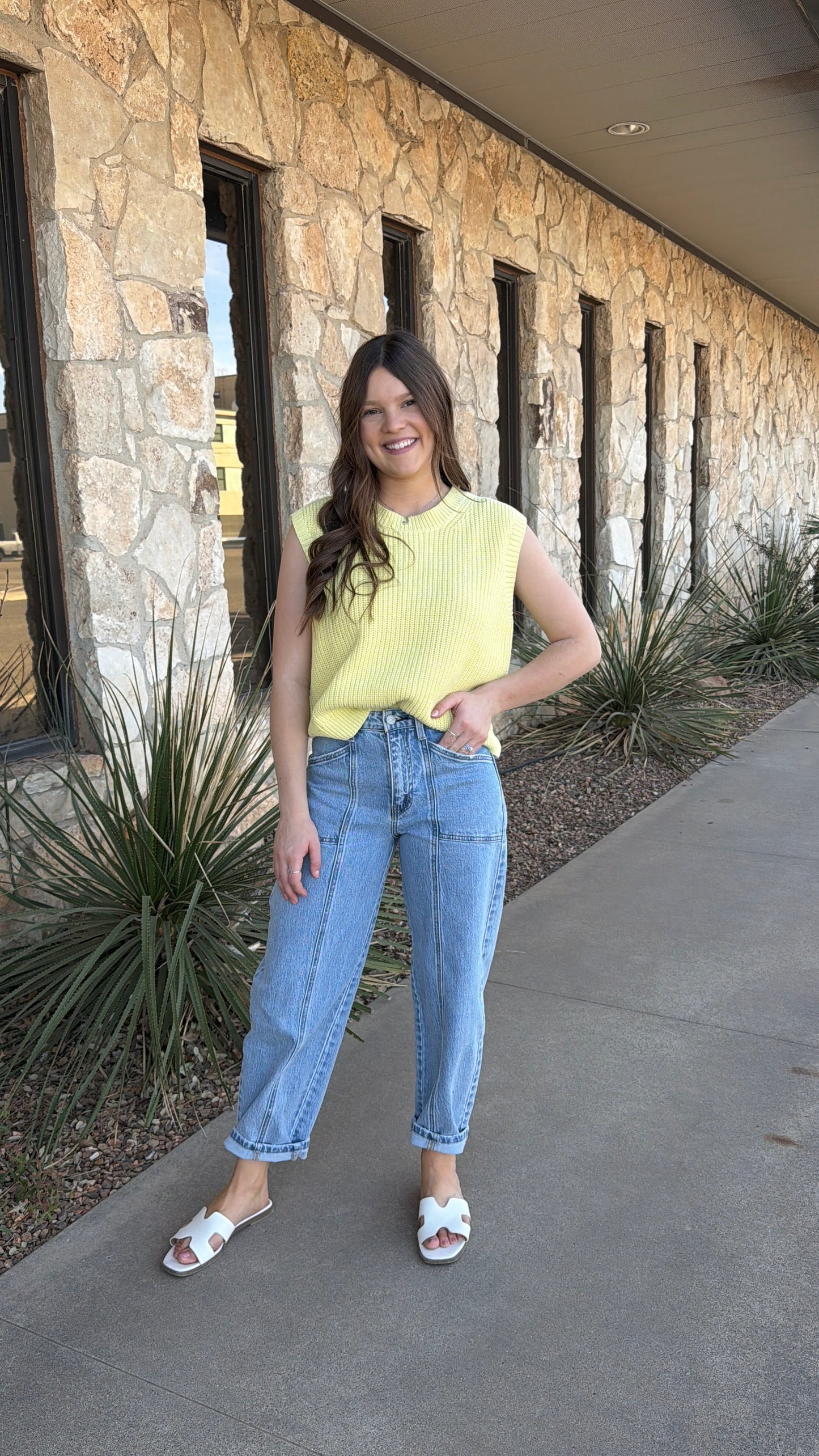 Light Wash Barrel Jeans