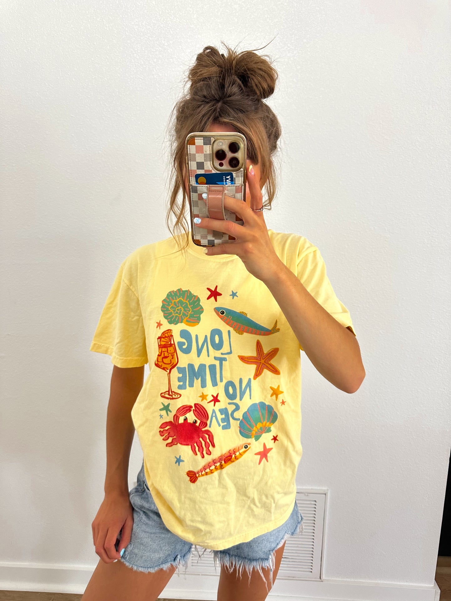 Long Time No Sea Graphic Tee (100% COTTON)