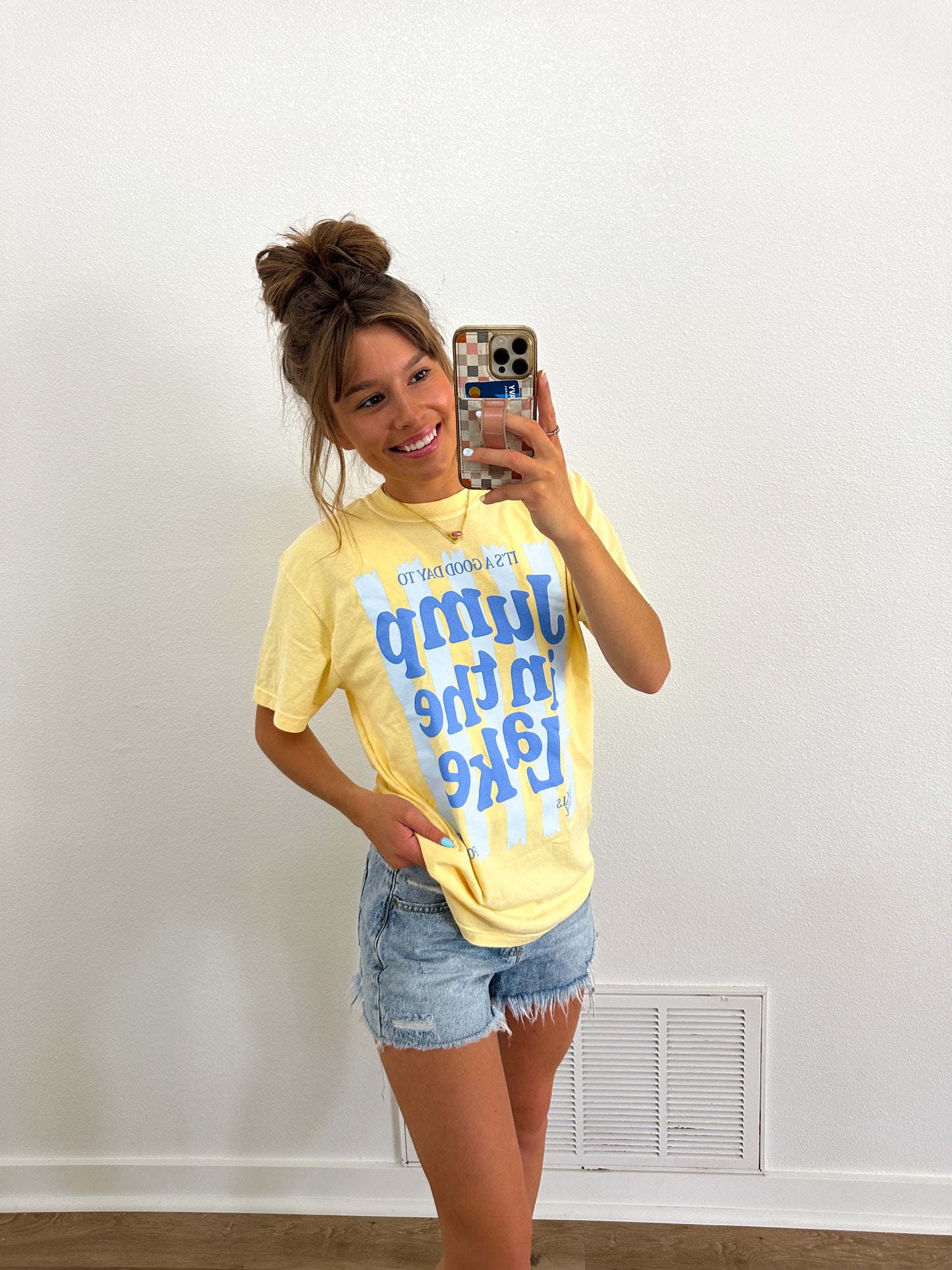 Jump in the Lake Graphic Tee (100% COTTON)
