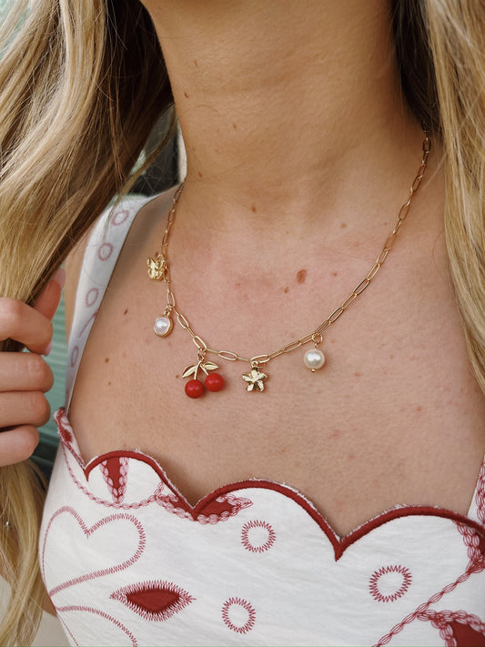 Cherry Charm Necklace
