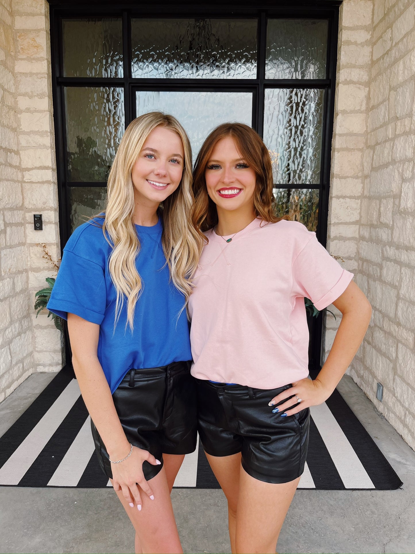 French Terry Top In Royal