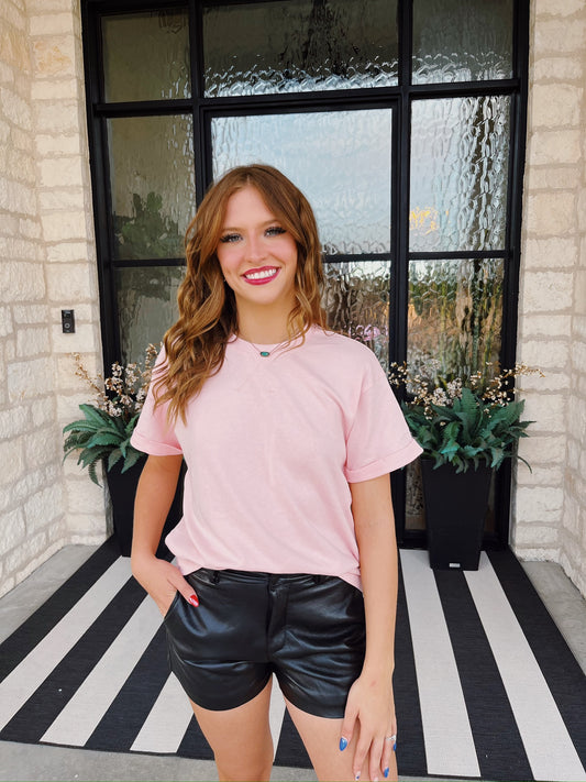 French Terry Top In Ballet