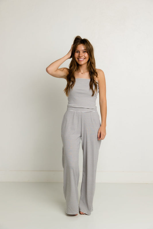 Grey Striped Set