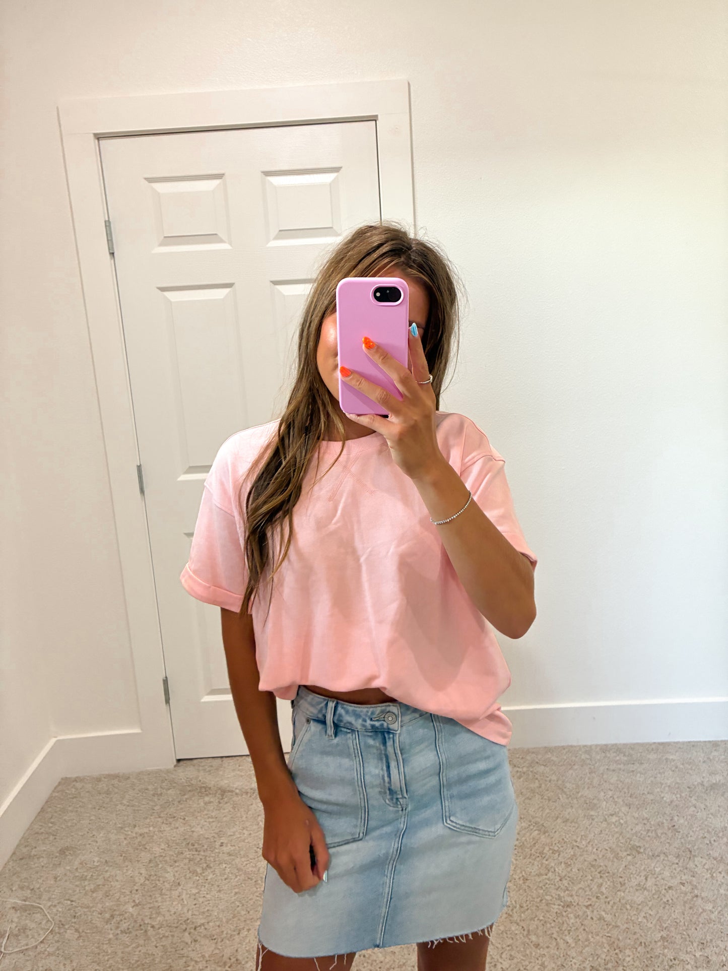 French Terry Top In Ballet