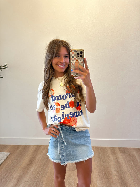Proud American Graphic Tee (100% COTTON)