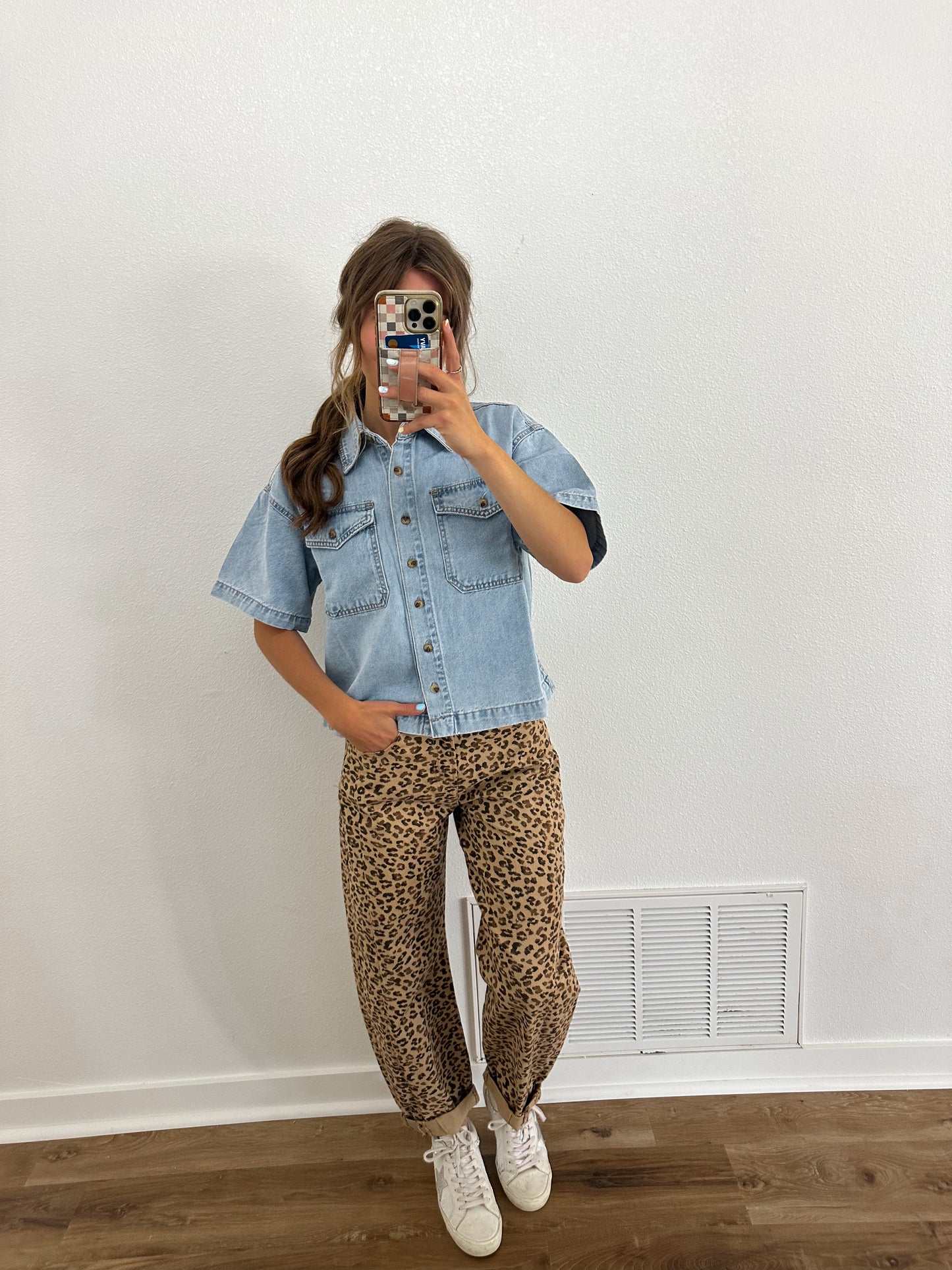 Denim Button Up Shirt (100% COTTON)