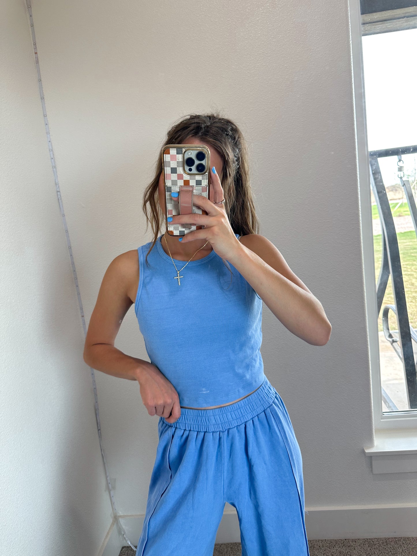 Blue Palazzo Set