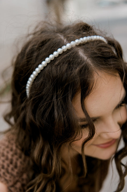 Simple Pearl Headband