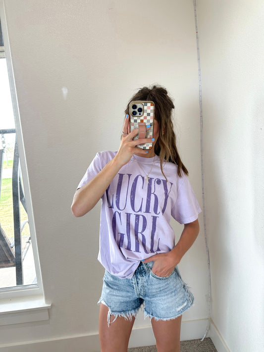 Lucky Girl Tee (100% COTTON)