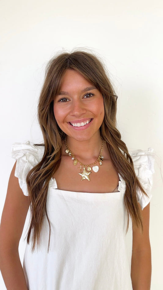 Gold Charm Necklace