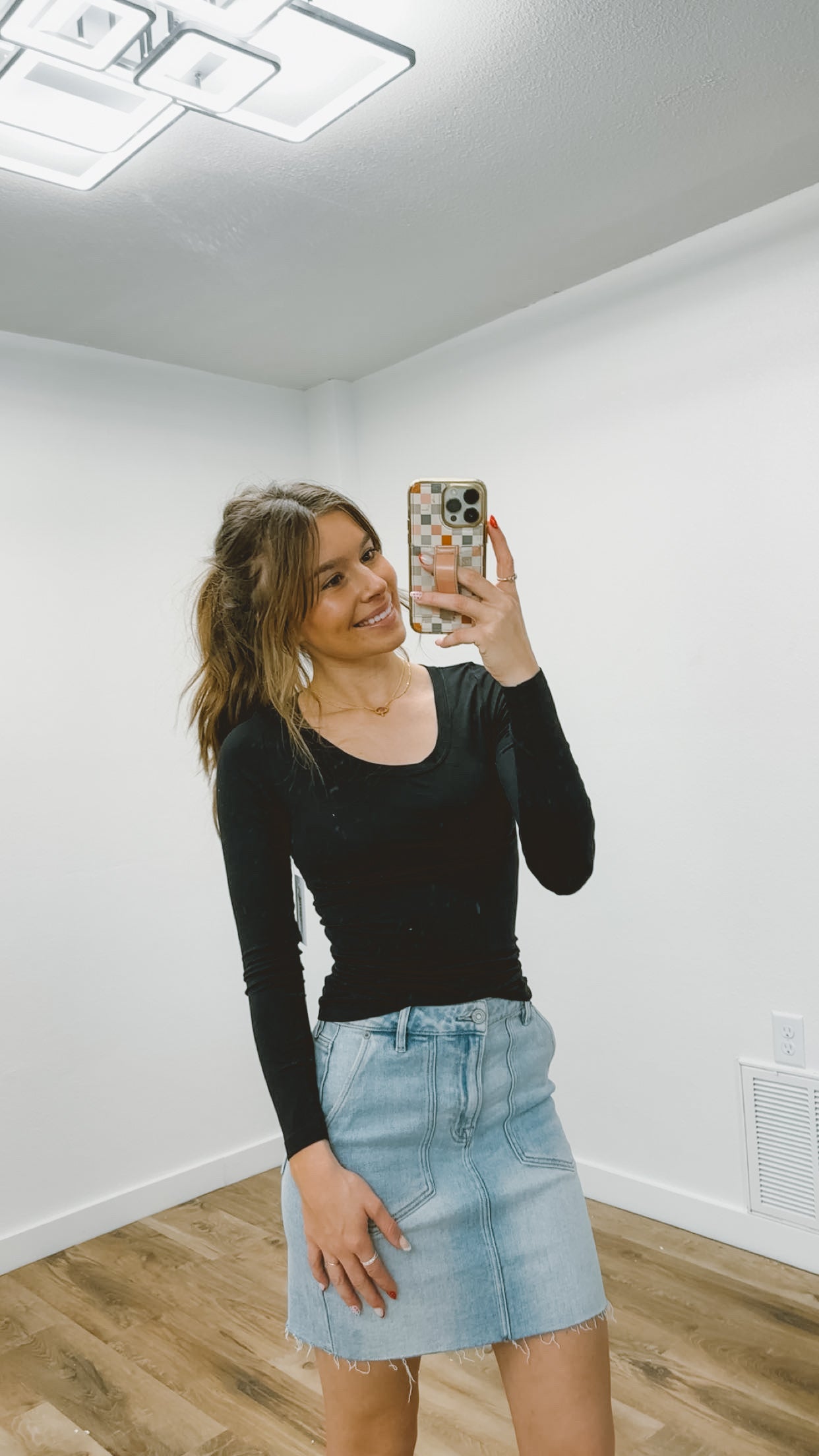 Black Long Sleeve Top