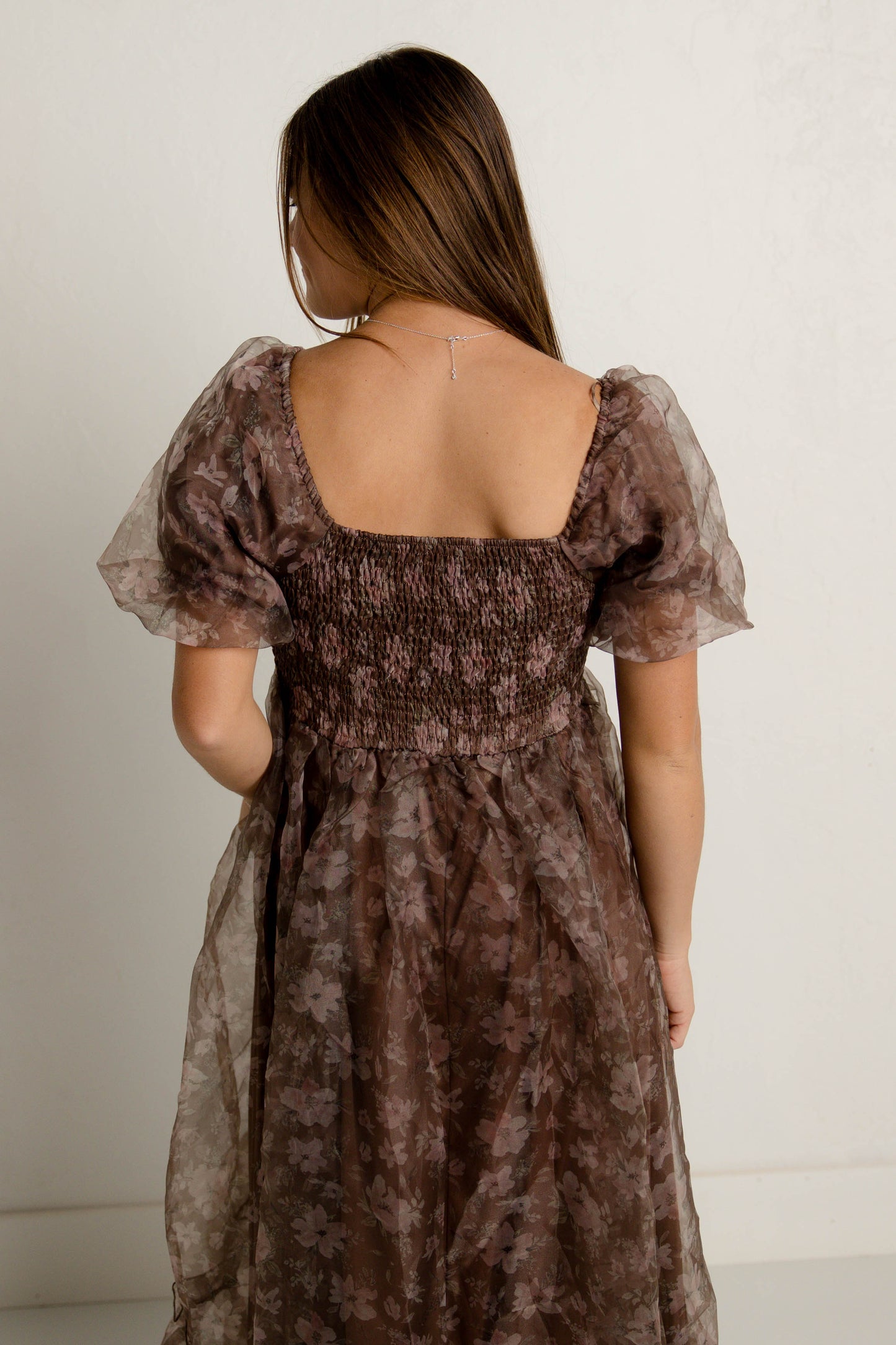 Chocolate Floral Maxi