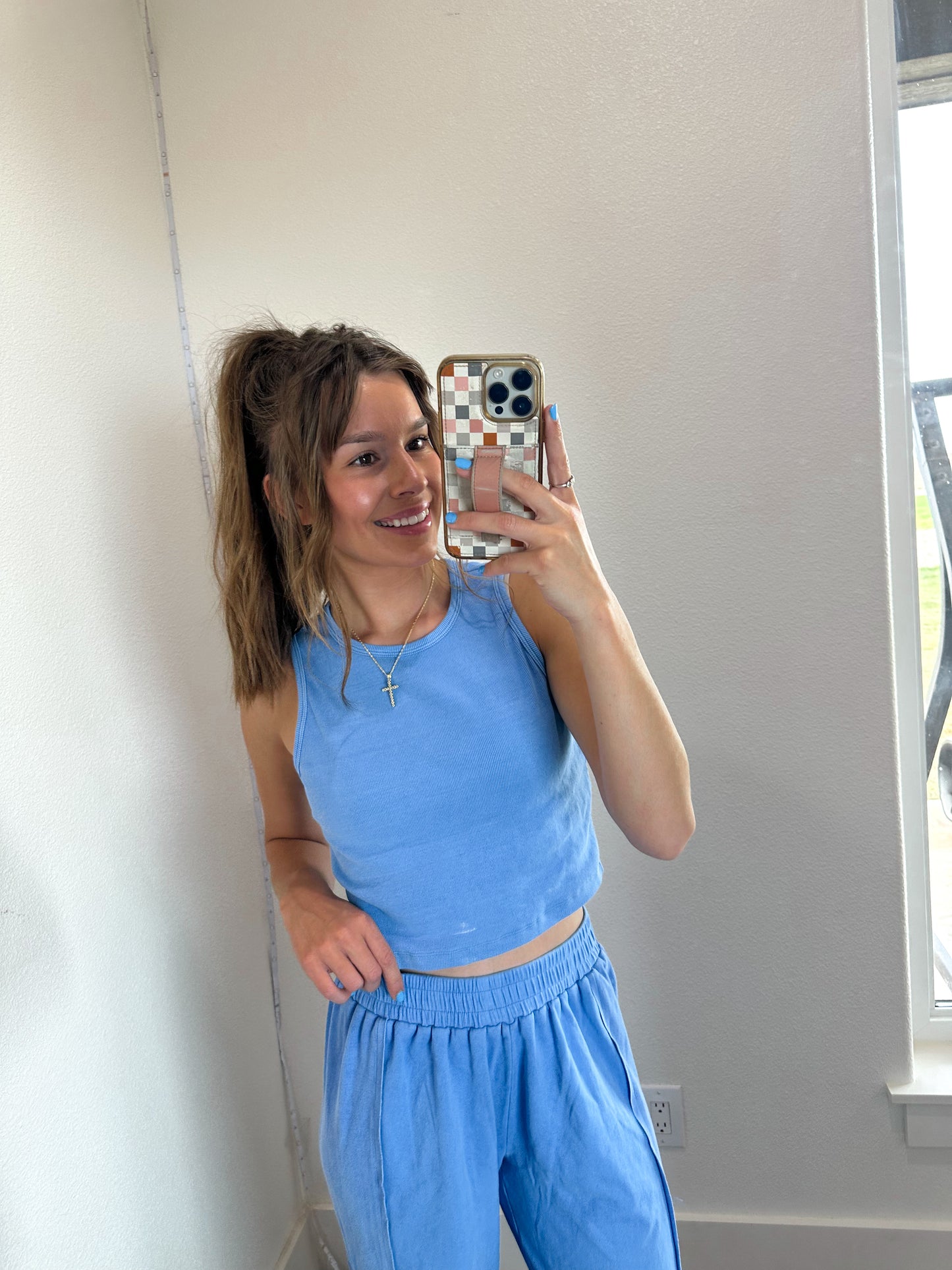 Blue Palazzo Set